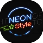 Logo of Neon Photo Editor android Application 